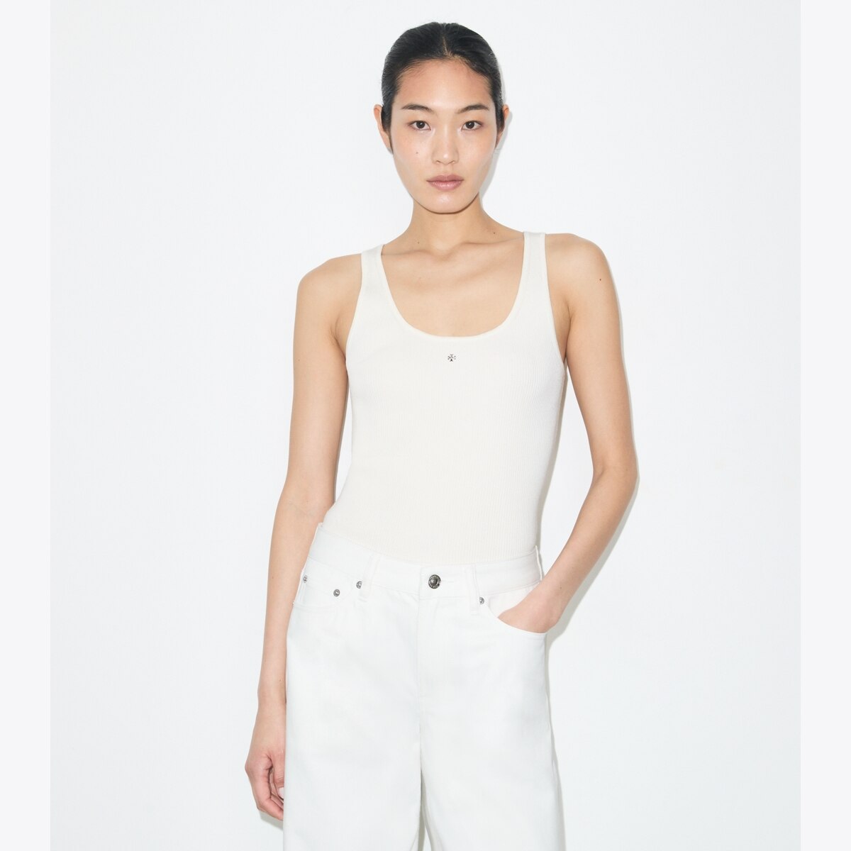 VISCOSE KNIT TANK TOP - thumbnail 2