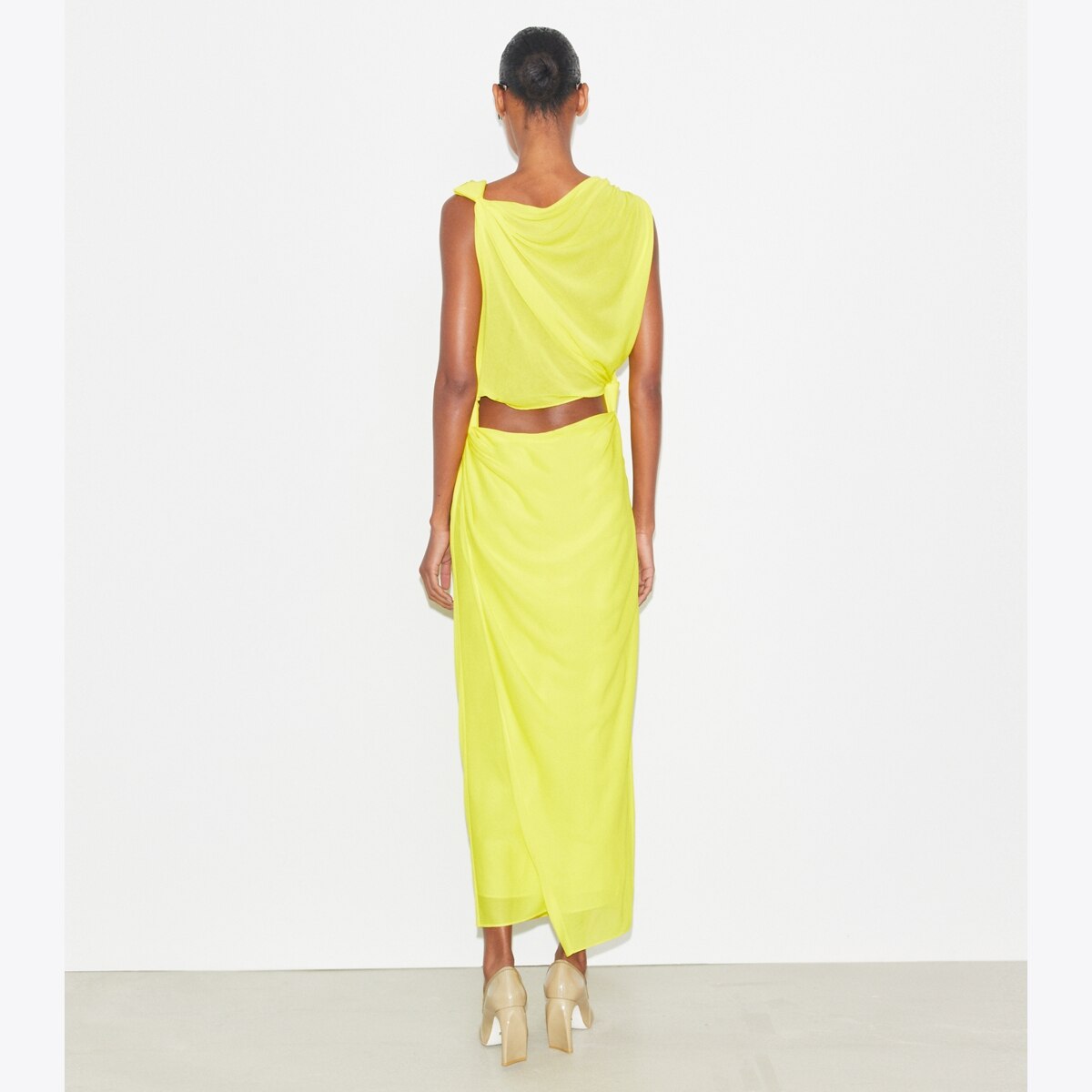 Viscose Knot Dress: Women's Designer Dresses | Tory Burch