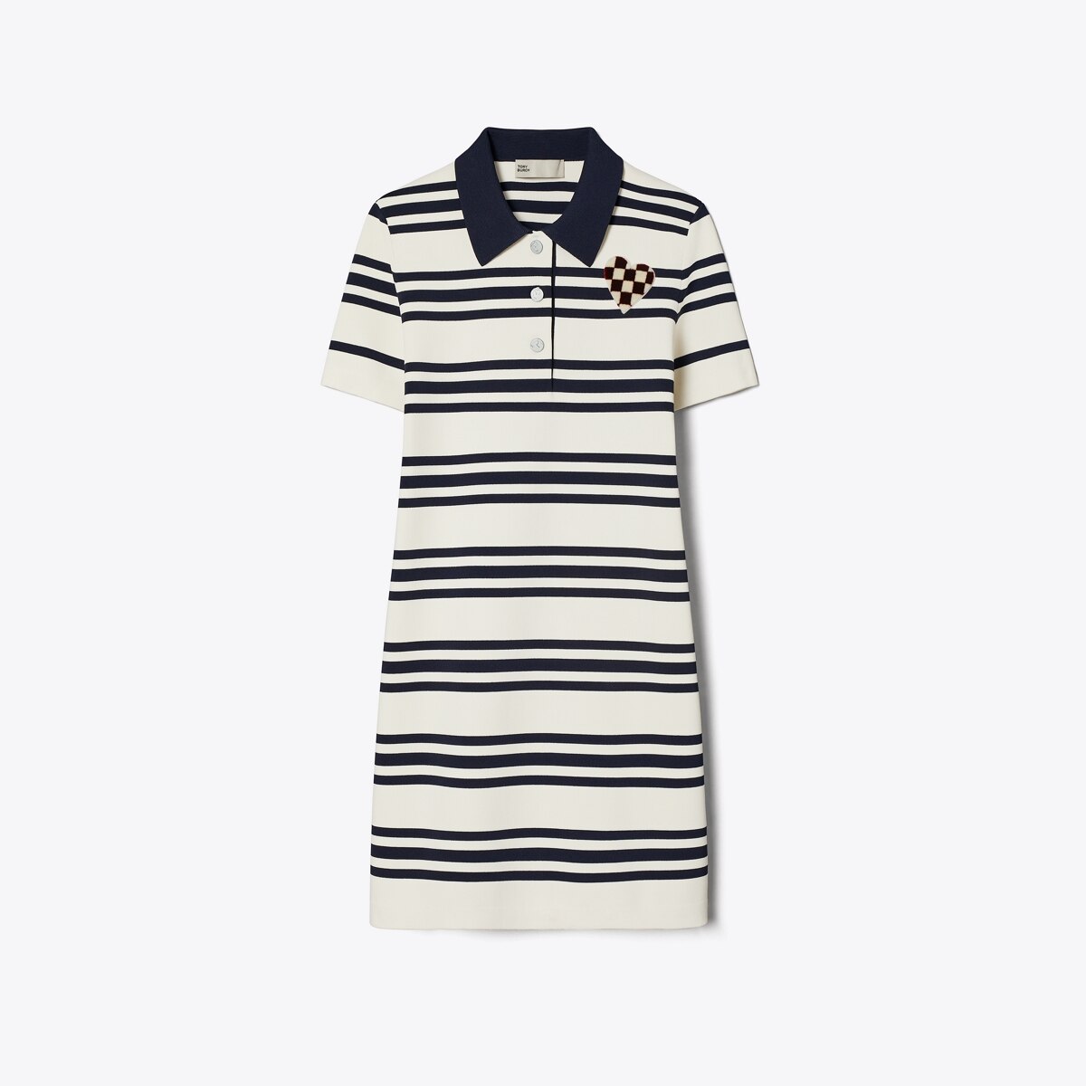 【TORY SPORT】CONTRAST STITCH POLO DRESS Tory Sport Tory Burch Contrast Stitch Polo Dress In Gala Red