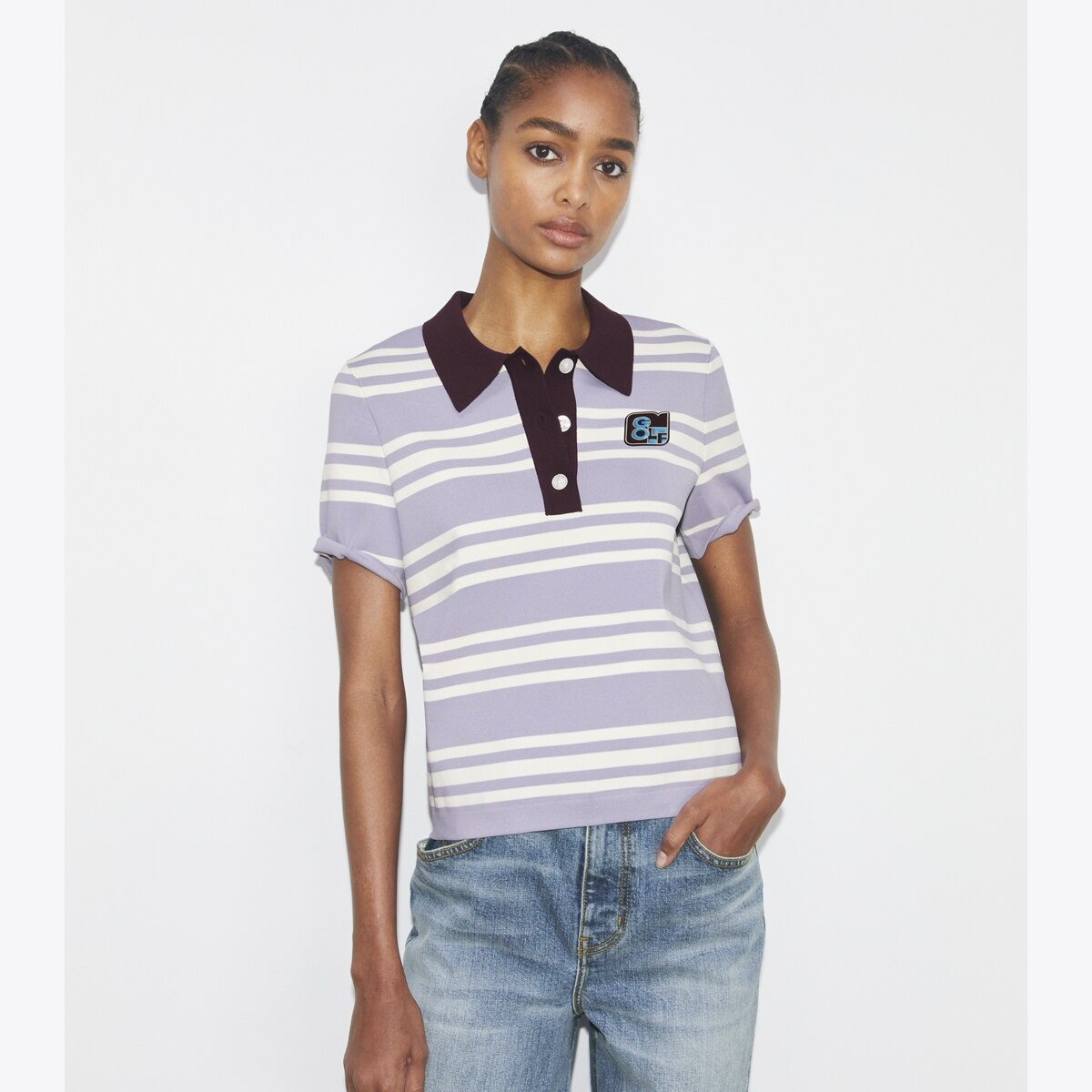 Viscose Polo: Women's Designer Tops | Tory Sport
