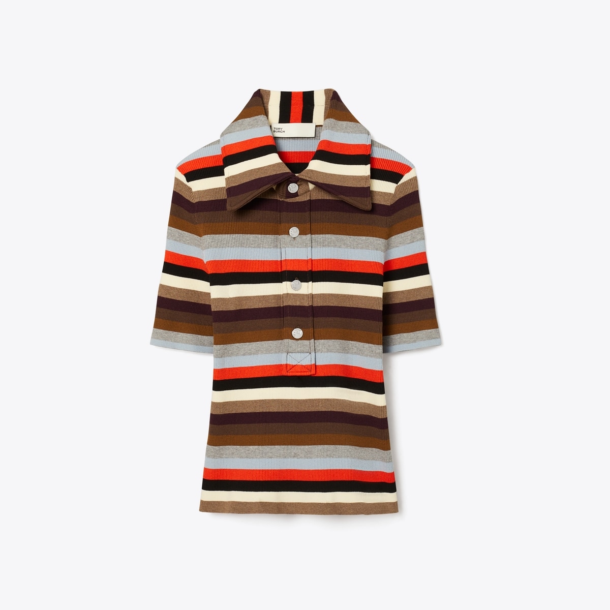 VISCOSE RIBBED POLO