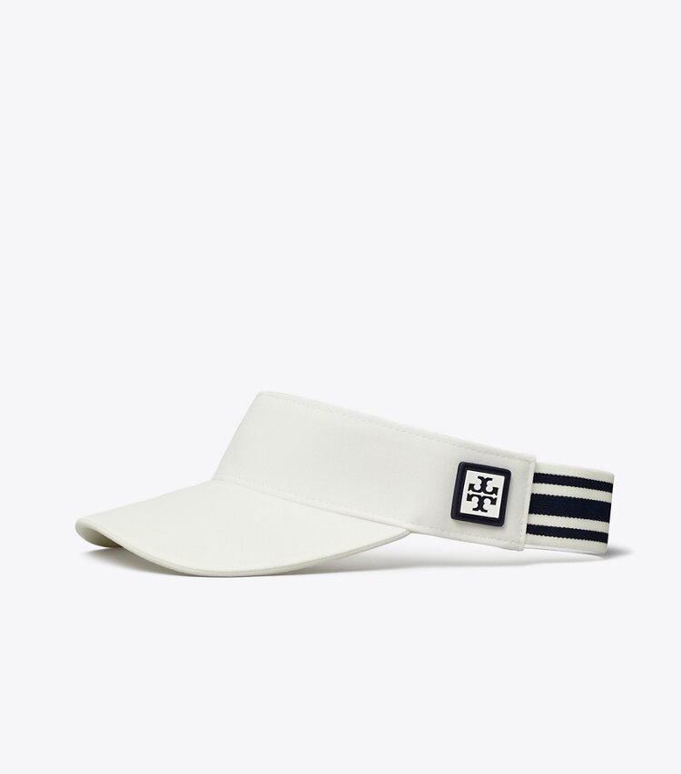 Tory Burch diseñador sombreros Visera deportiva en Snow White ángulo