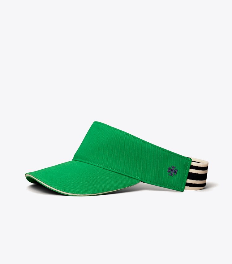 Tory Sport designer chapeaux Visière Performance in Vineyard angle