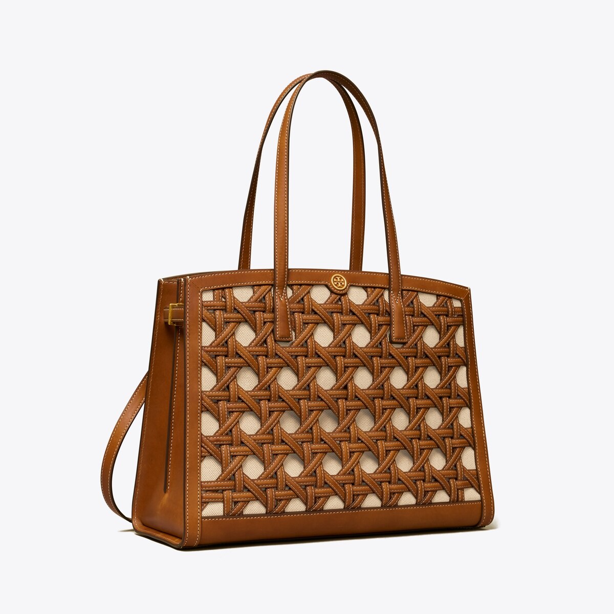 Walker Basket-Weave Satchel: Women's Designer Satchels | Tory Burch