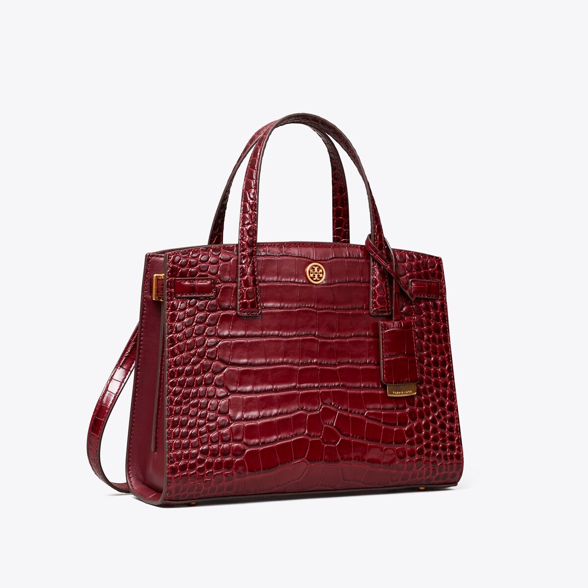 Walker Embossed Small Satchel Women's Designer Satchels Tory Burch