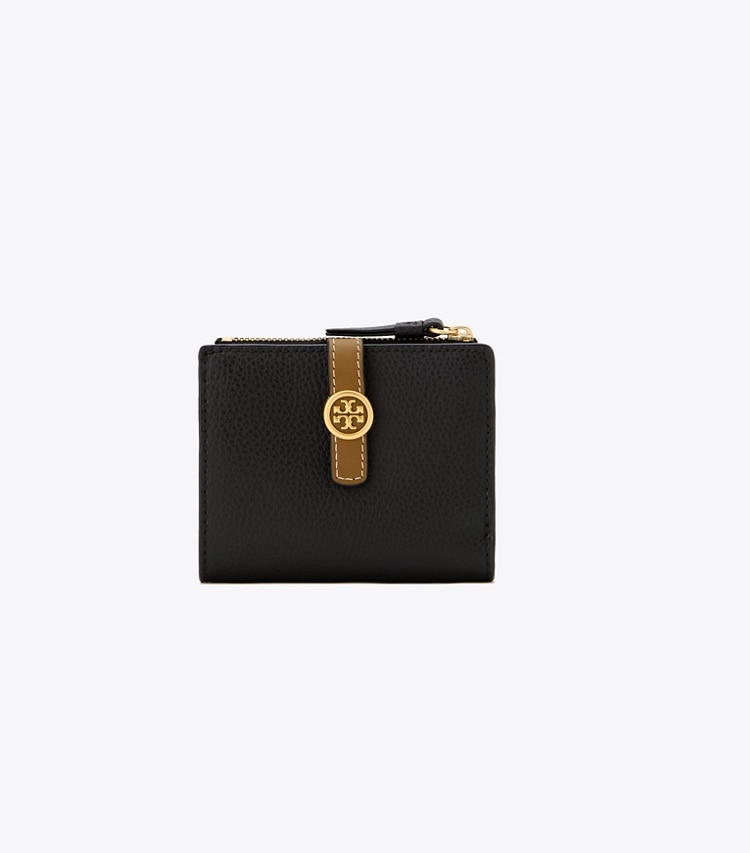 Tory Burch designer wallets Walker Mini Wallet in Black front