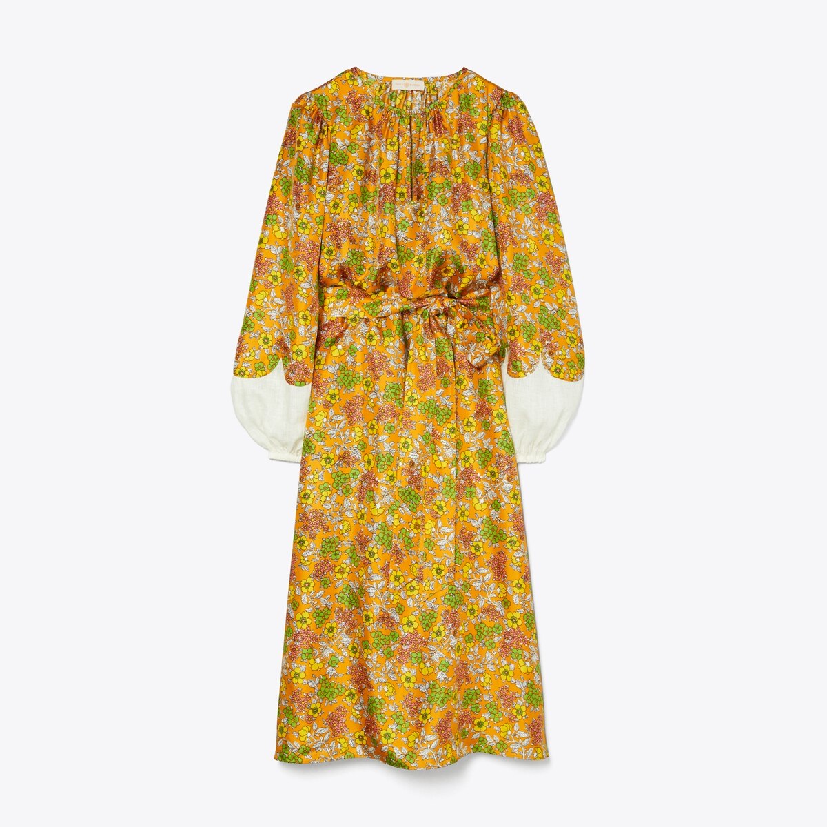 Wallpaper Floral Silk Dress: Women's Designer Dresses | Tory Burch