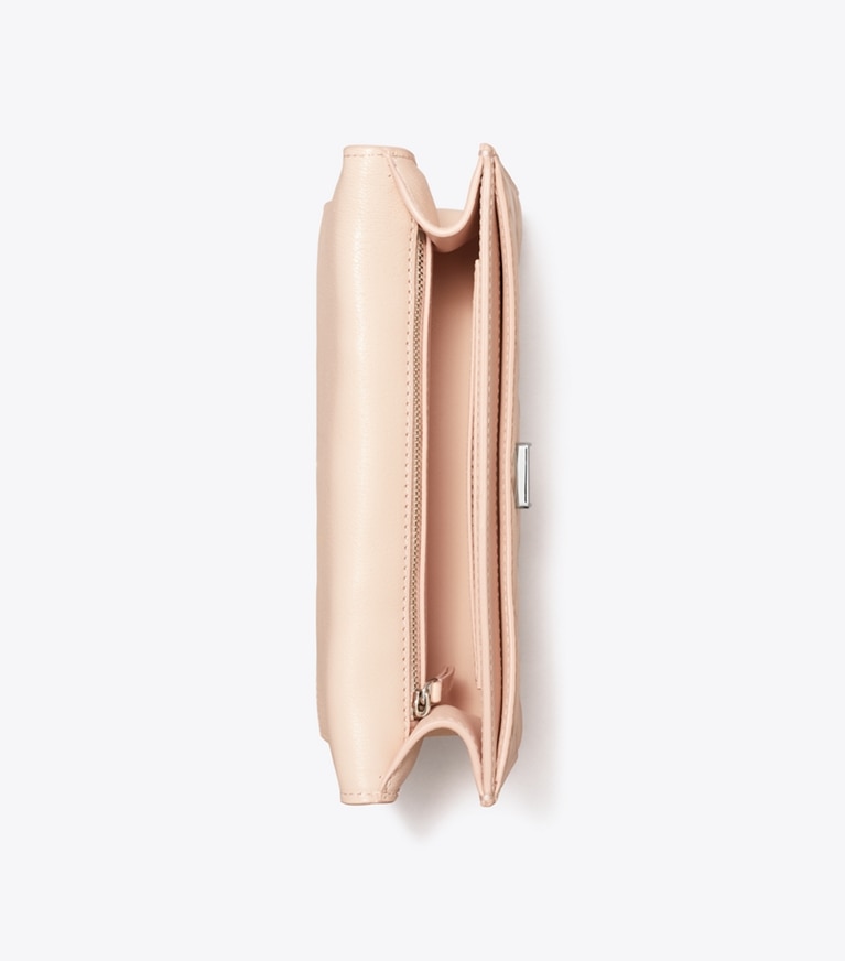 Tory Burch designer schultertaschen Wandelbare Fleming Schultertasche, klein in Soft Pink angle
