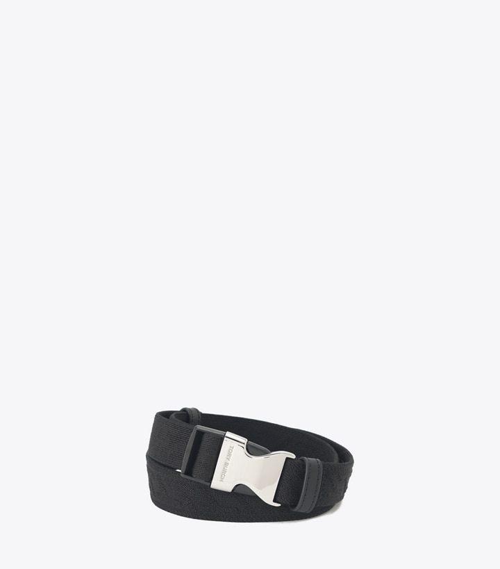 Tory Burch designer ベルト ウェビング ベルト in Black front