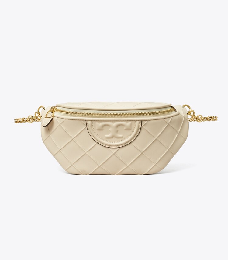 Tory Burch designer gürteltaschen Weiche, wandelbare Fleming Gürteltasche in New Cream front