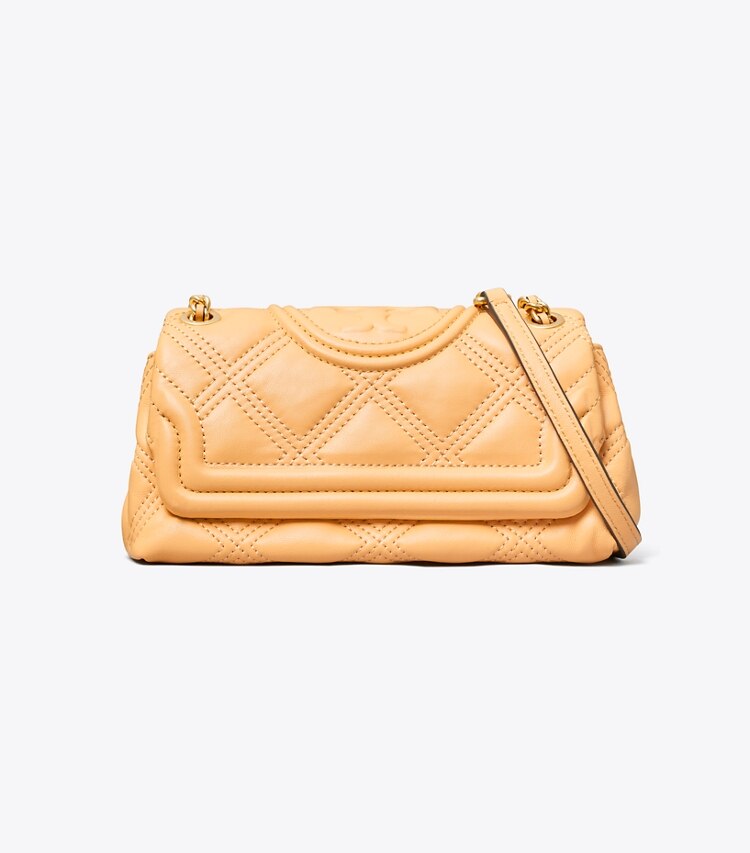 Tory Burch designer crossbody bags Weiche, wandelbare Fleming Mini Bag in JACKFRUIT front