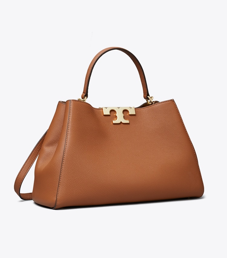 Tory Burch designer henkeltaschen Weiche Eleanor Henkeltasche in Aged Tan angle