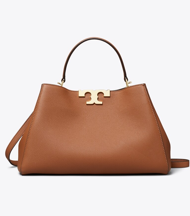 Tory Burch designer henkeltaschen Weiche Eleanor Henkeltasche in Aged Tan front