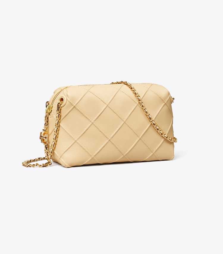Tory Burch designer crossbody bags Weiche Fleming Crossbody Bag in Vanilla Soft Serve angle