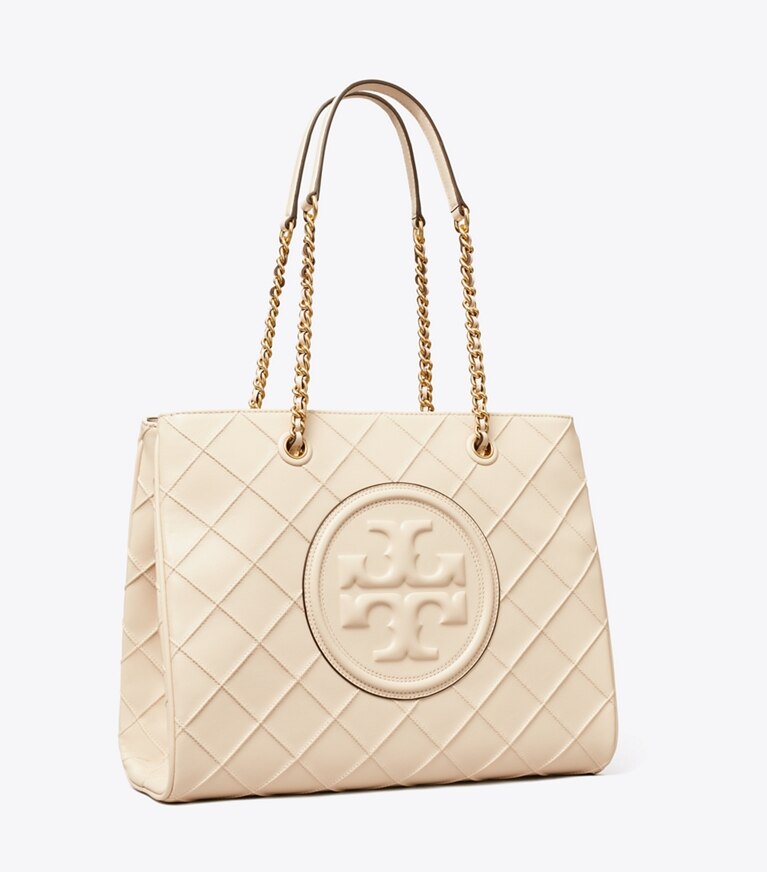 Weiche Fleming Tote Bag mit Kettenriemen Damen Taschen Tote Bags Tory Burch DE