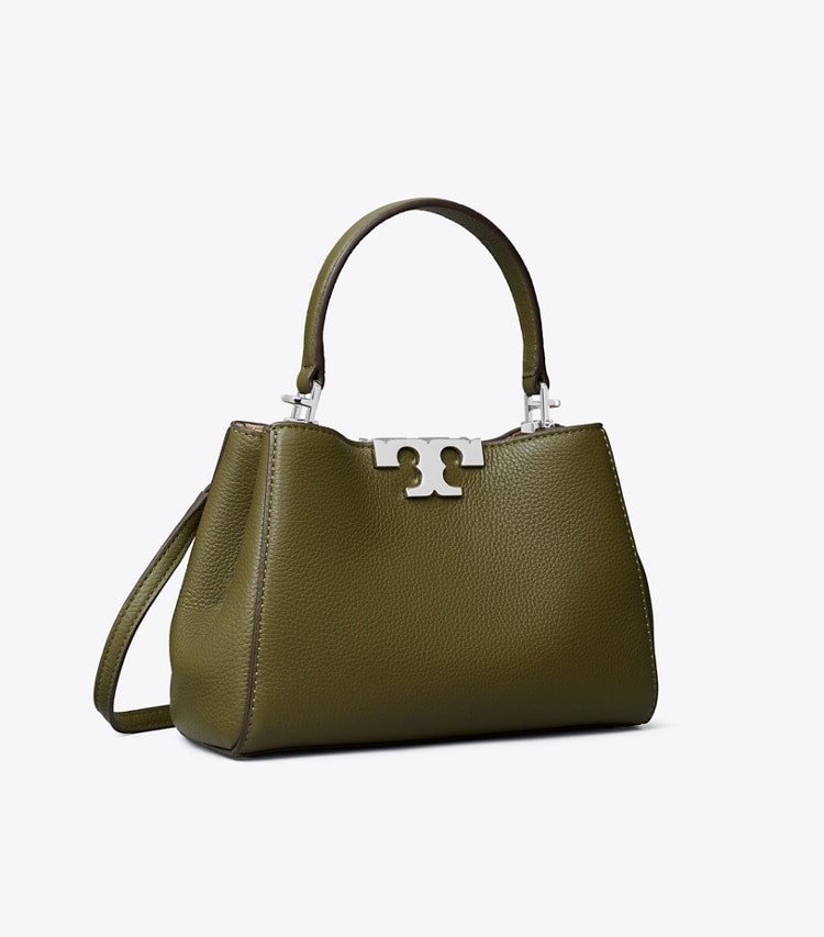 Tory Burch designer crossbody bags Weiche Mini Eleanor Henkeltasche in Dark Olive angle