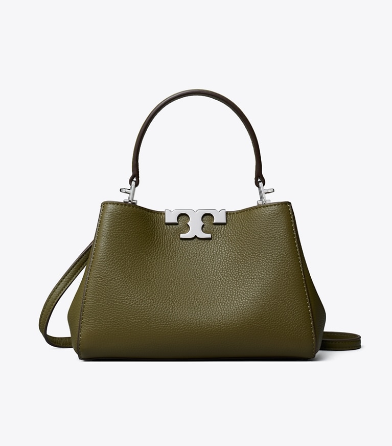 Tory Burch designer crossbody bags Weiche Mini Eleanor Henkeltasche in Dark Olive front