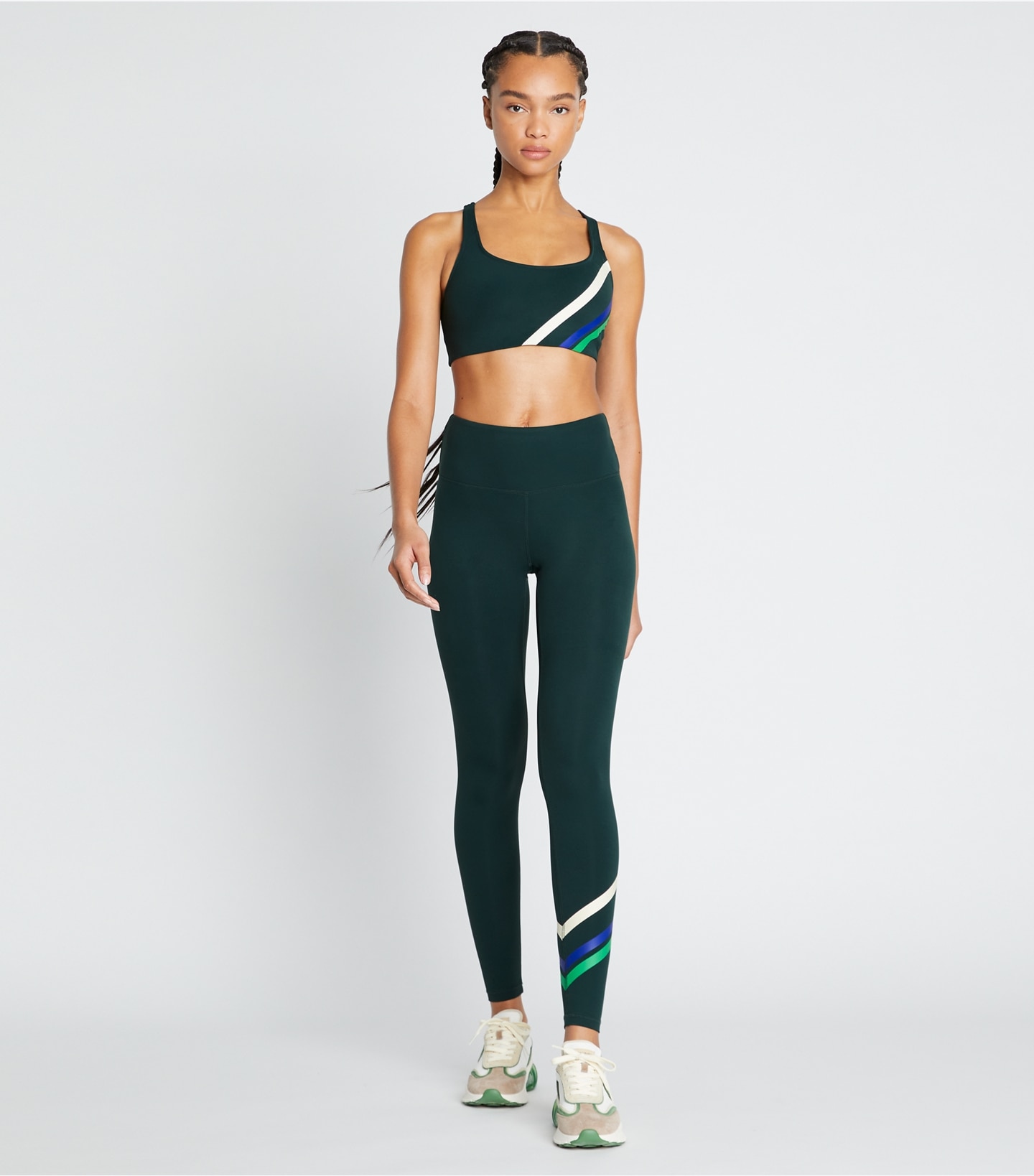 Weightless Multi-Stripe Chevron Legging
