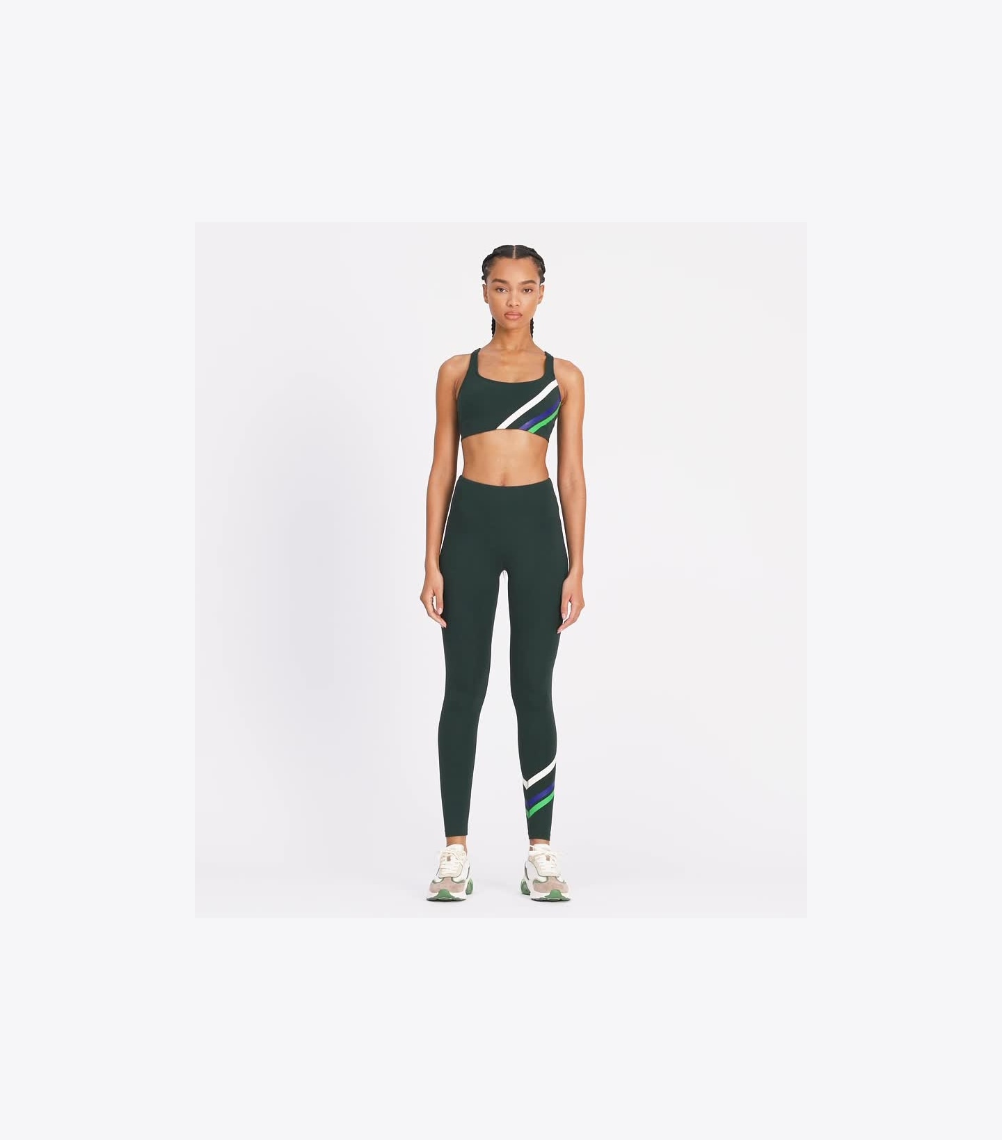 Weightless Multi-Stripe Chevron Legging