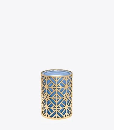Tory Burch designer candles Westerly Candle in Multi front