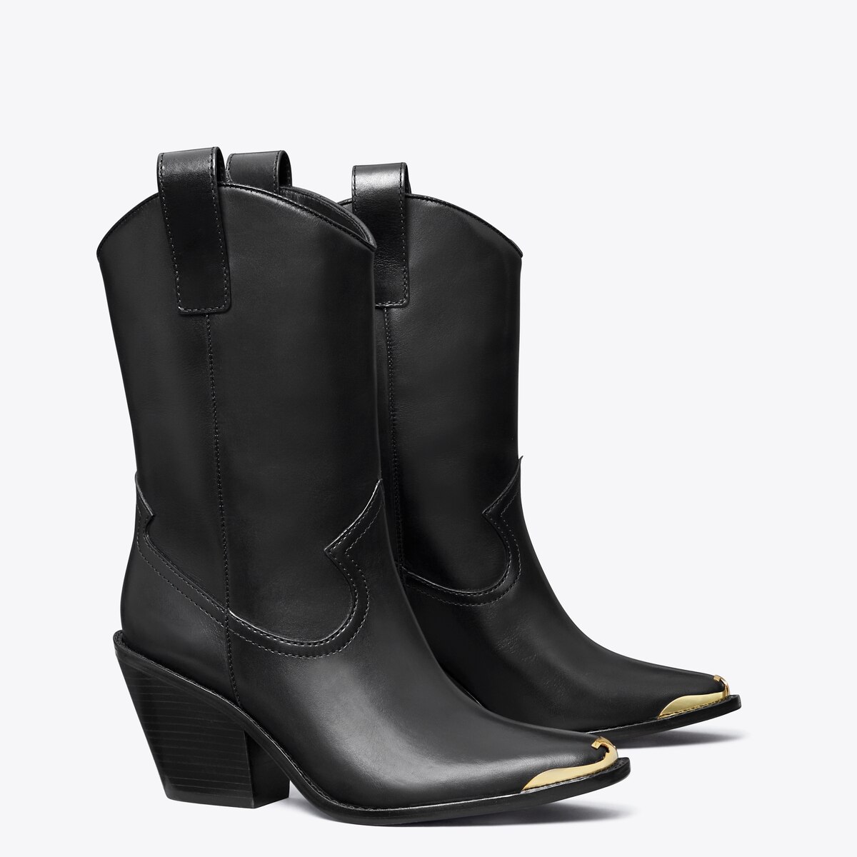 Western Mid Boot Women's Designer Boots Tory Burch