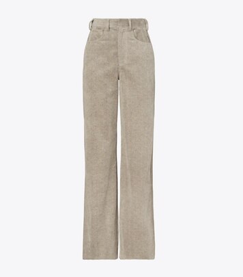 Wool Wide Leg Pant: Women's Designer Bottoms