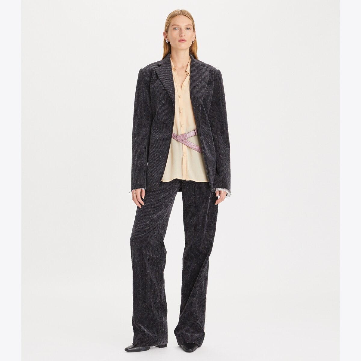 Wide-Leg Corduroy Pant: Women's Designer Bottoms | Tory Burch