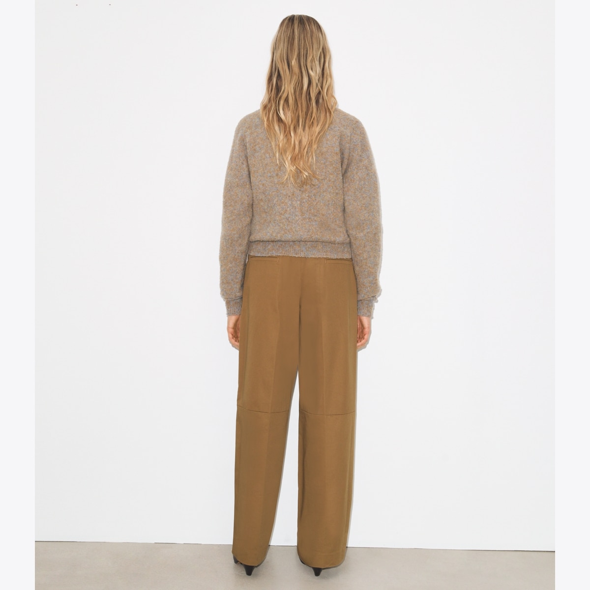 WIDE-LEG COTTON PANT - thumbnail 3