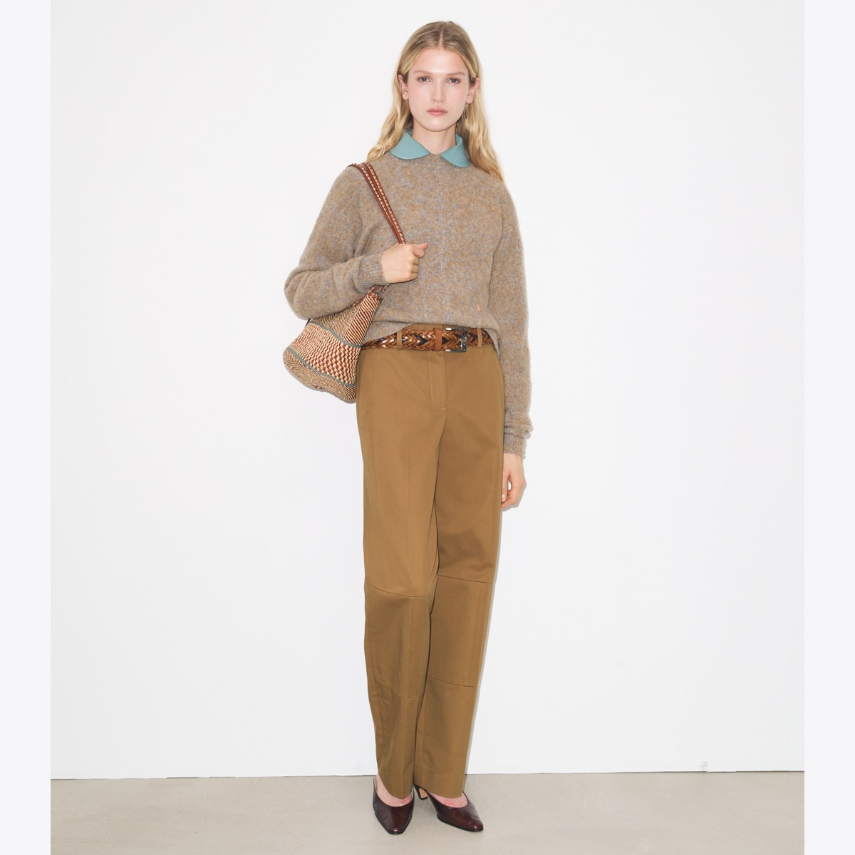WIDE-LEG COTTON PANT - thumbnail 2