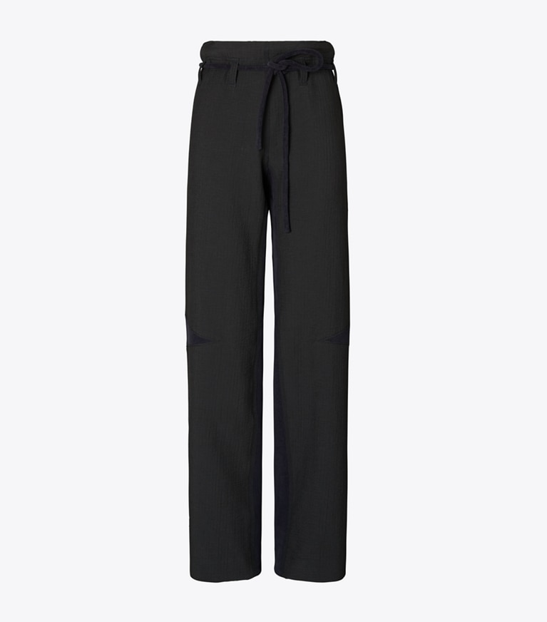 Wide Leg Cotton Pants: Women's Designer Bottoms | Tory Burch