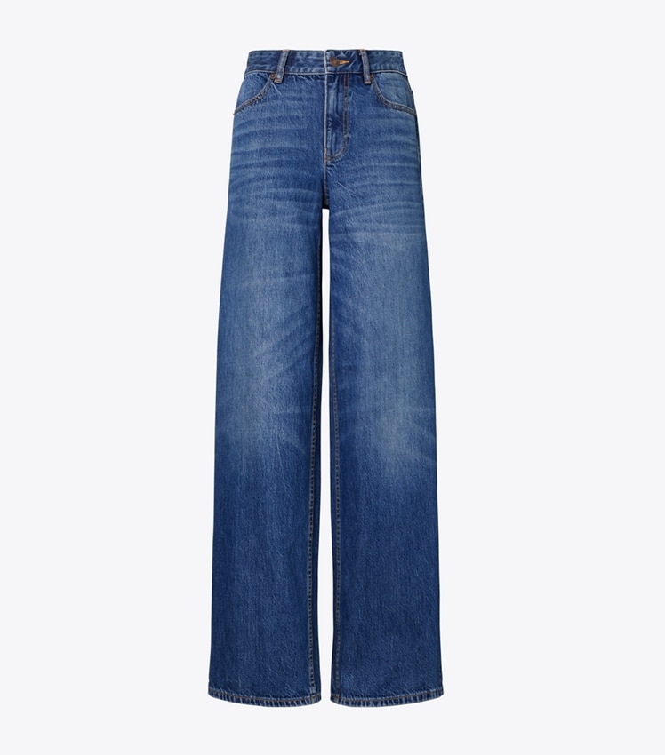 Wide Leg Jean by Tory Burch