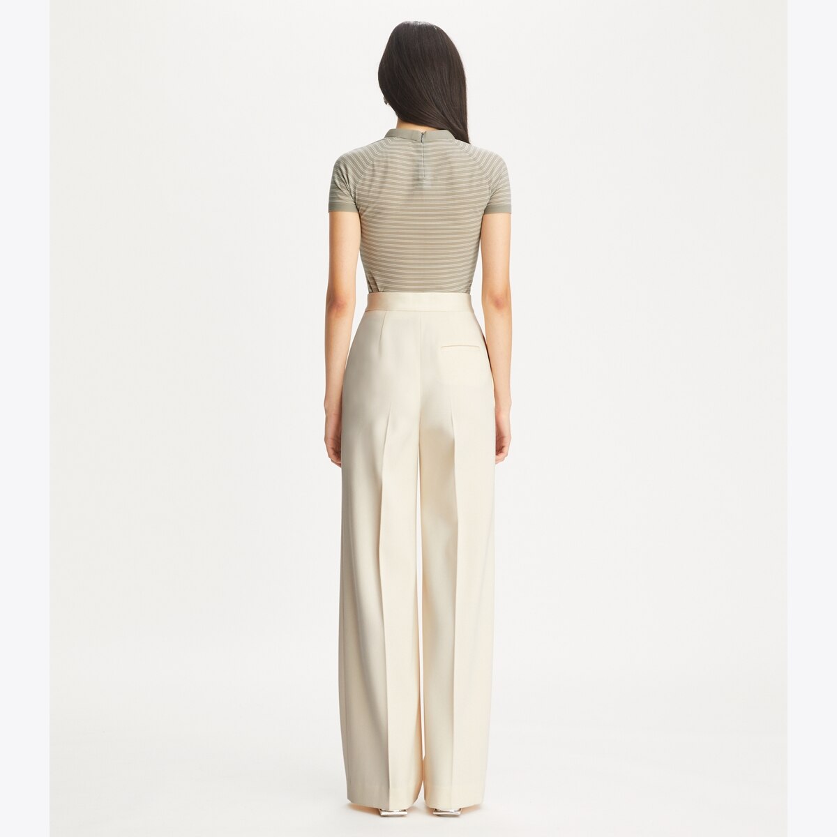 Wide-Leg Wool Pant: Women's Clothing | Bottoms | Tory Burch EU
