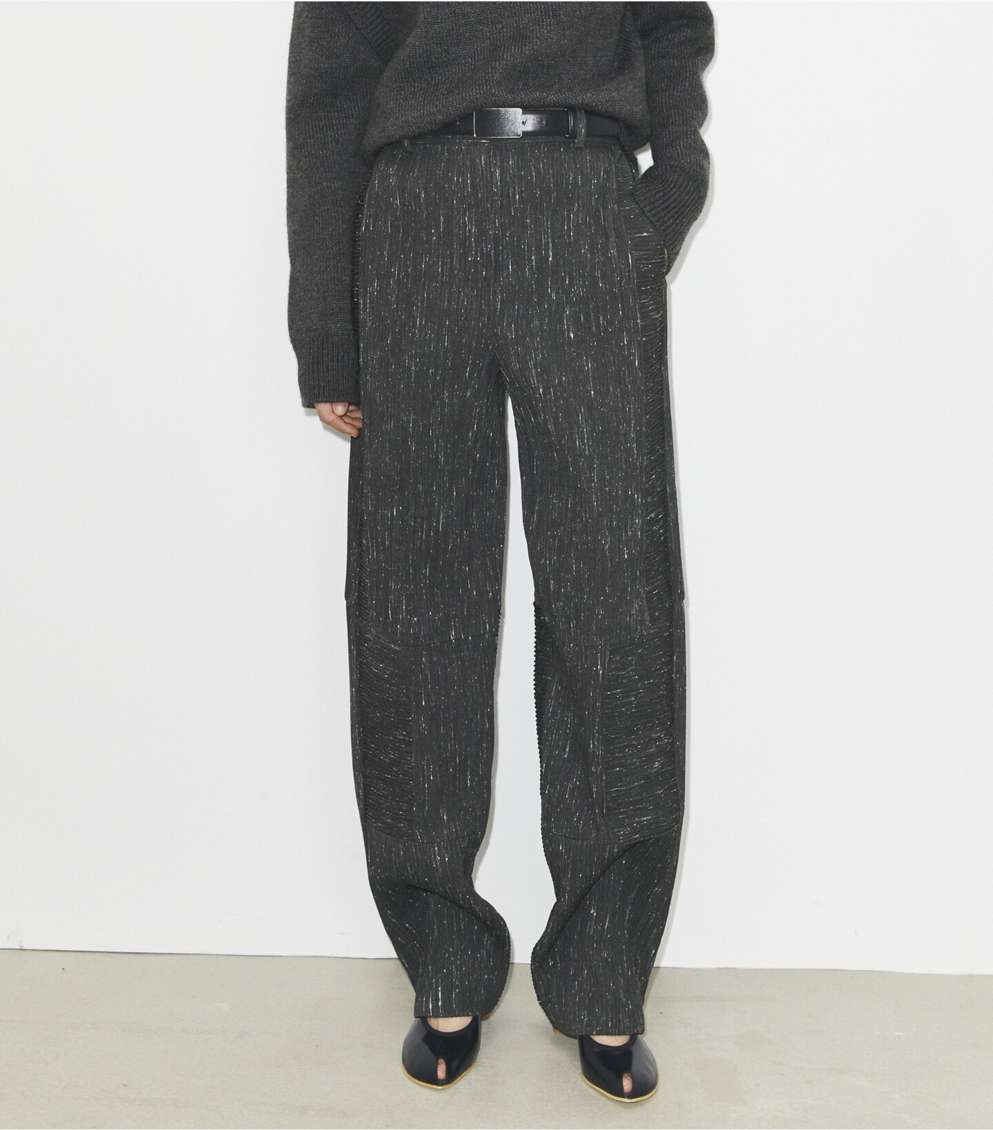 Wide-Leg Wool Pant