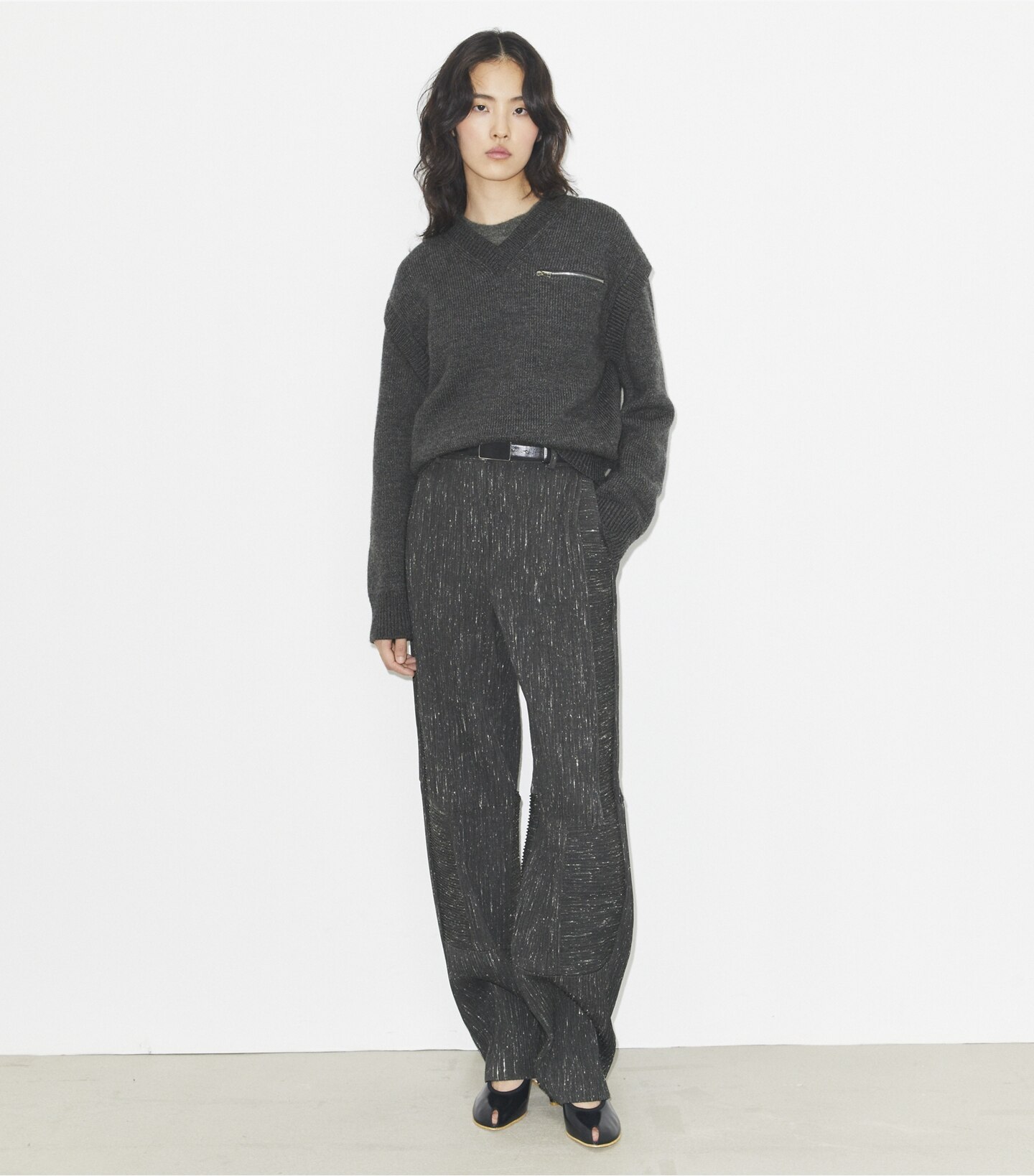 Wide-Leg Wool Pant
