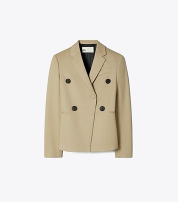 Cuffed Cotton Shirt: Women's Designer Tops | Tory Burch