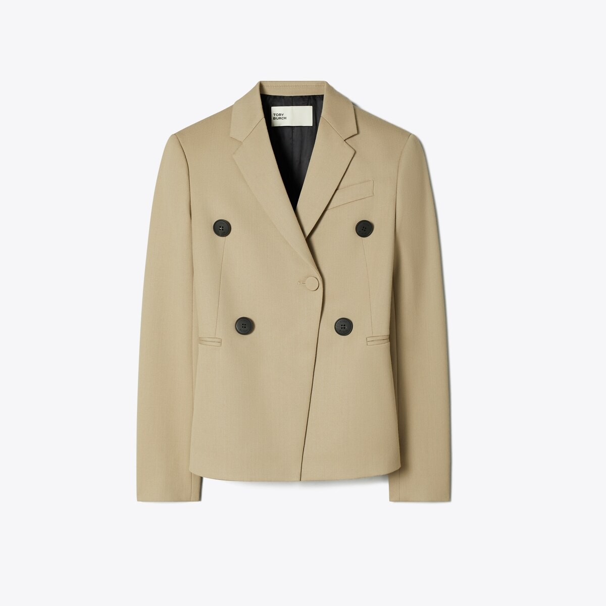【送料&関税込】Tory Burch Single-breasted Wool Coat Tory Burch Brushed Wool Coat | Black | FARFETCH
