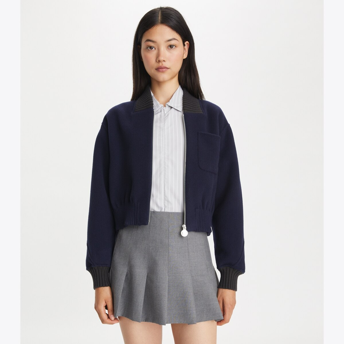 WOOL BOMBER JACKET - thumbnail 2