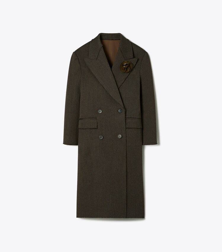 Tory Burch designer coats Wool Coat in Gray front
