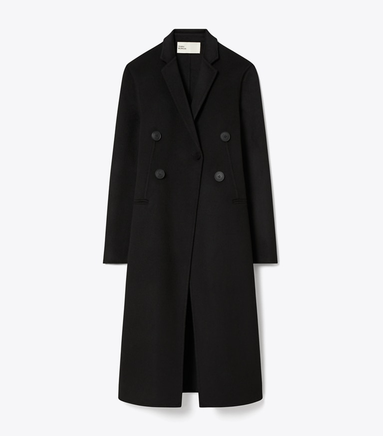 Tory Burch designer coats Wool Coat in Black front