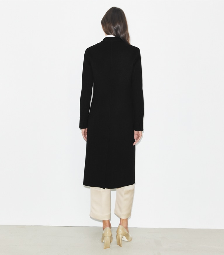 Tory Burch designer coats Wool Coat in Black front