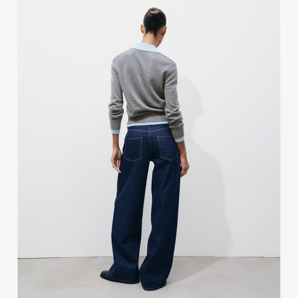 WOOL DICKIE SWEATER - thumbnail 4