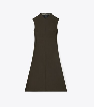 【TORY BURCH】スパンコールカラー ブラックメリノウールドレス Wool Dress: Women's Designer Dresses | Tory Burch