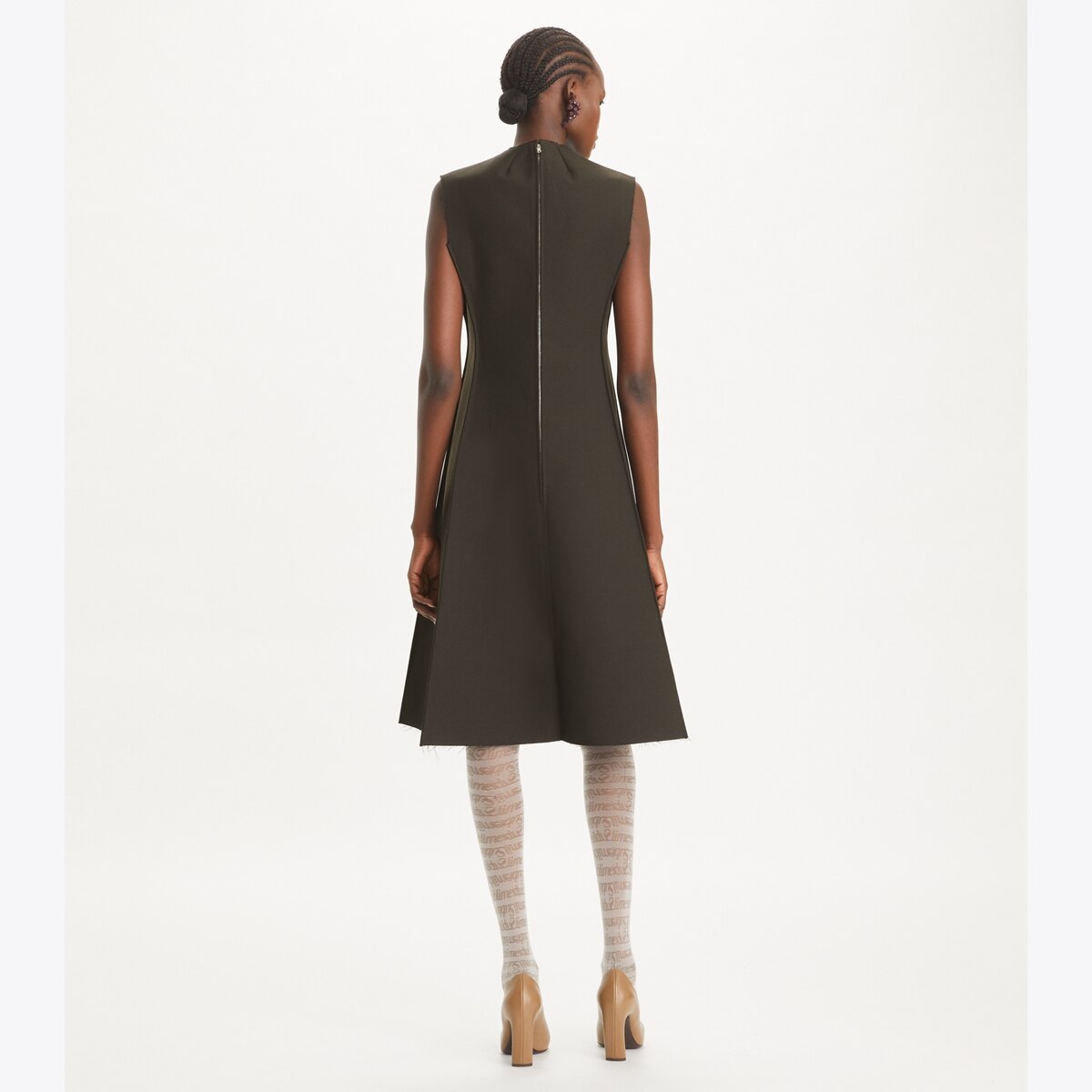 TORY BURCH ワンピース 服 Embellished wool-blend midi 998343 TORY BURCH ワンピース 服 Embellished wool-blend midi 998343