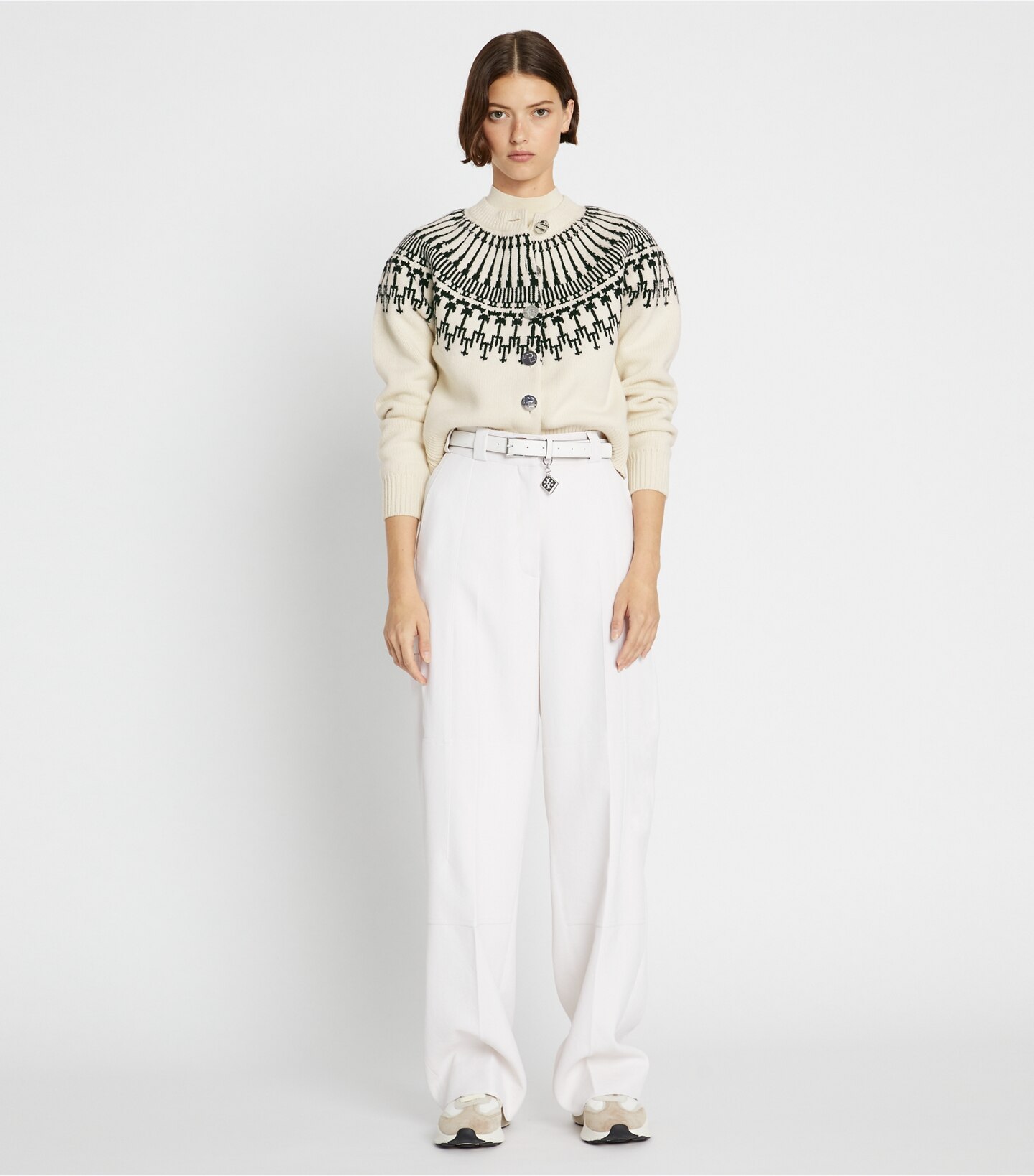 Wool Fair Isle cardigan