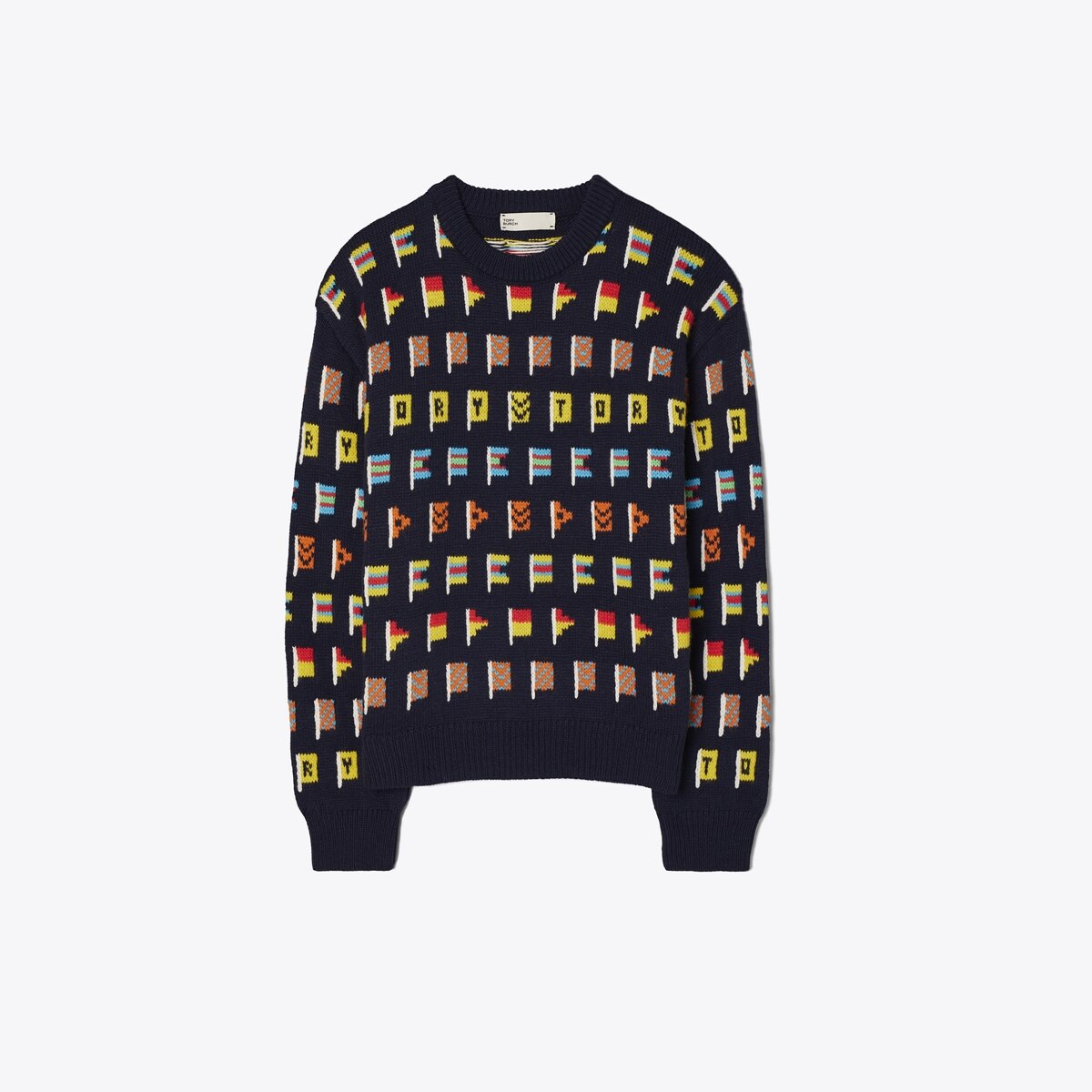 ラッセルノ FLAG LOGO KNIT SWEATER サイズ5 YLW 新品 Wool Flag Sweater: Women's Designer Sweaters | Tory Sport