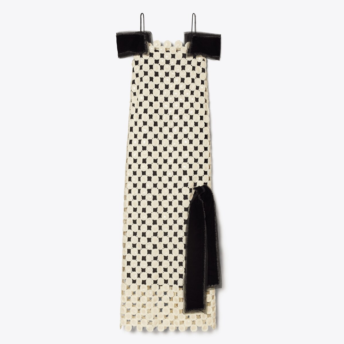 Wool Guipure Embellished Dress: Women's Designer Dresses
