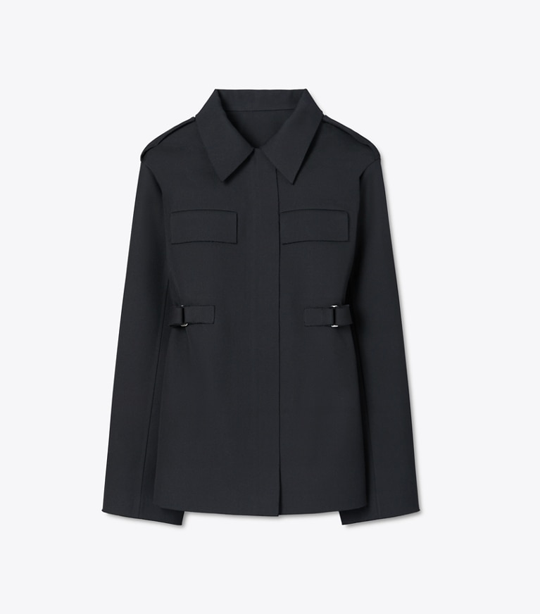 Tory Burch designer ジャケット ウール ジャケット in Black front