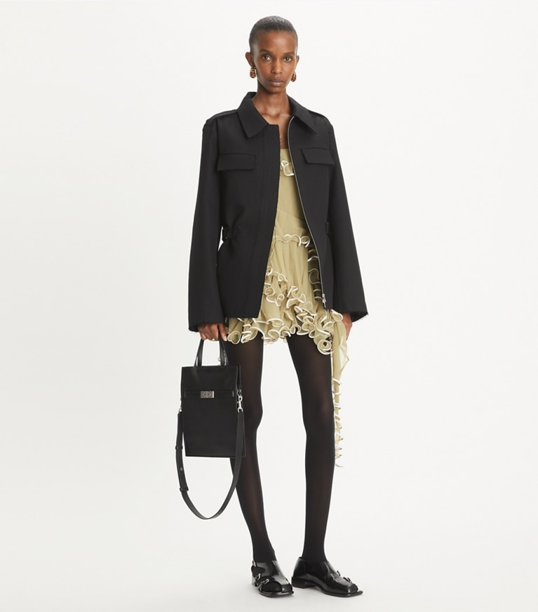 Tory Burch designer ジャケット ウール ジャケット in Black front