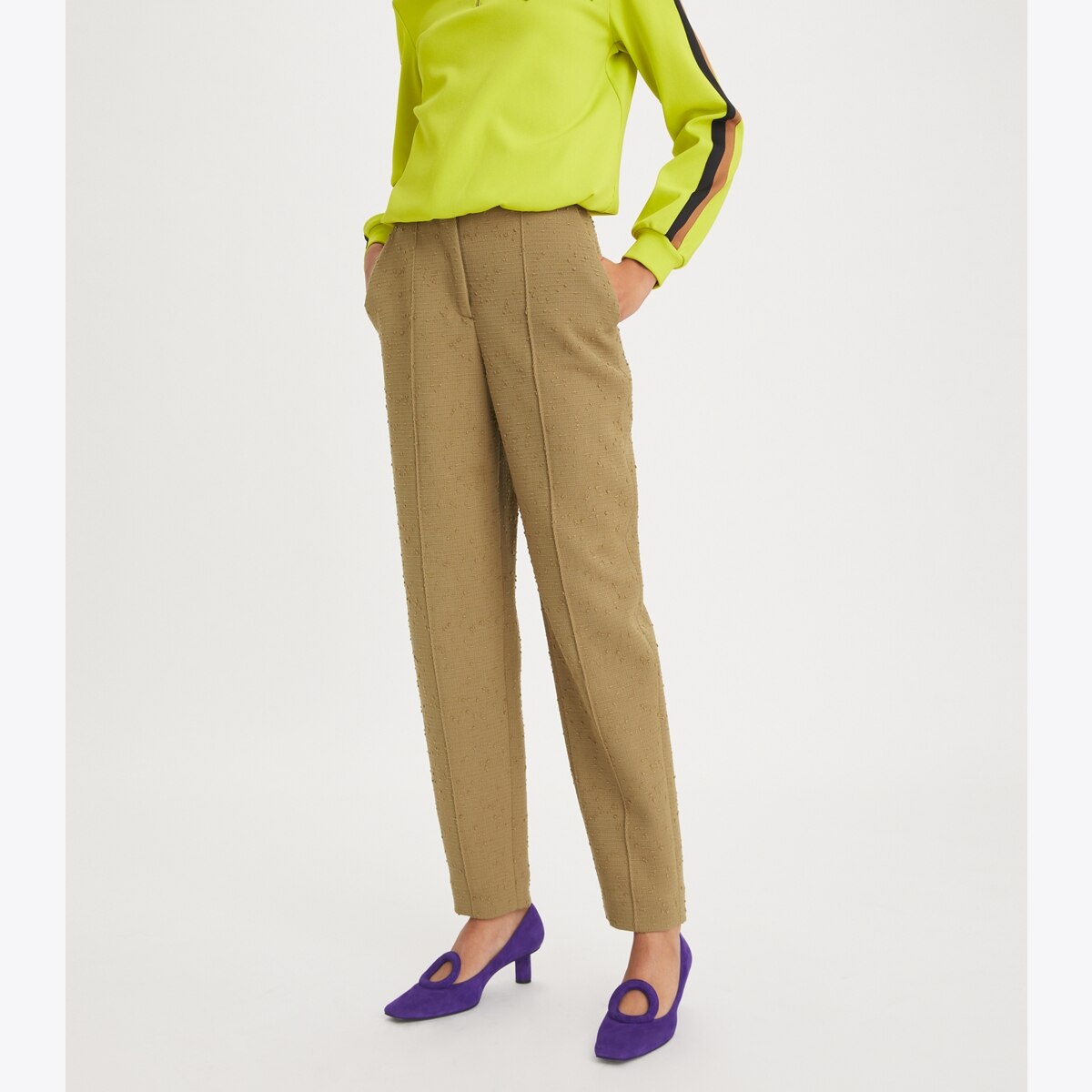 Wool Pant: Women's Designer Bottoms | Tory Burch