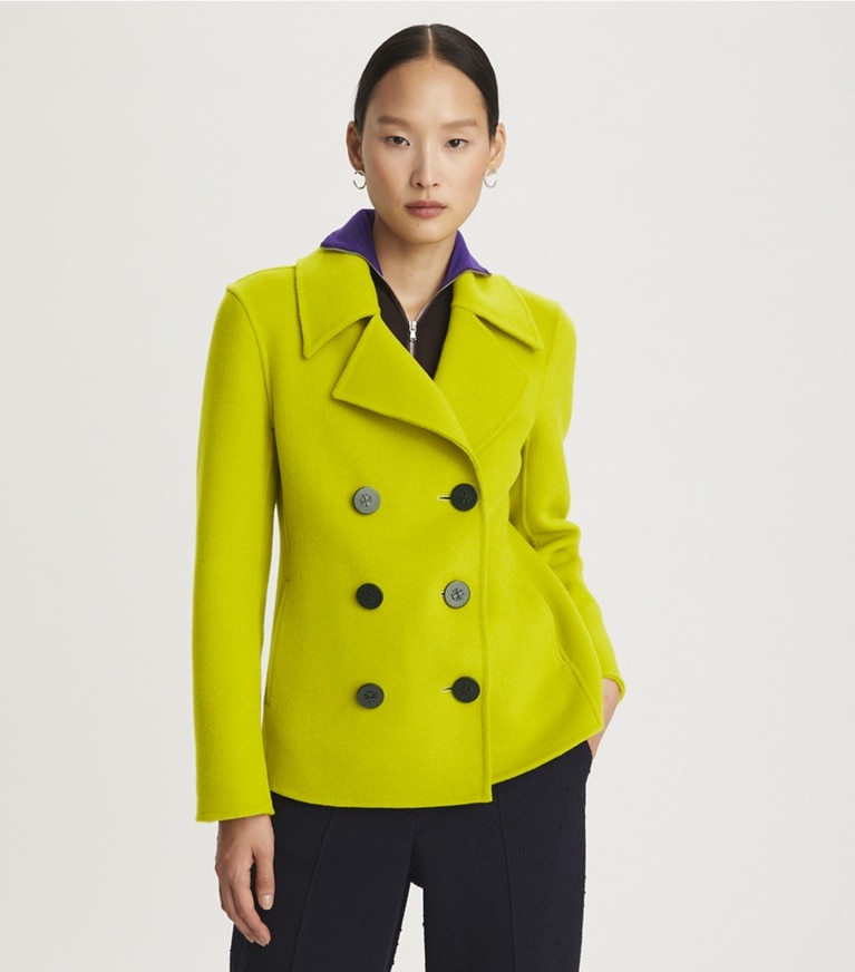 Women's heavy clearance peacoat